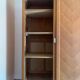 Vintage wardrobe with compass feet
