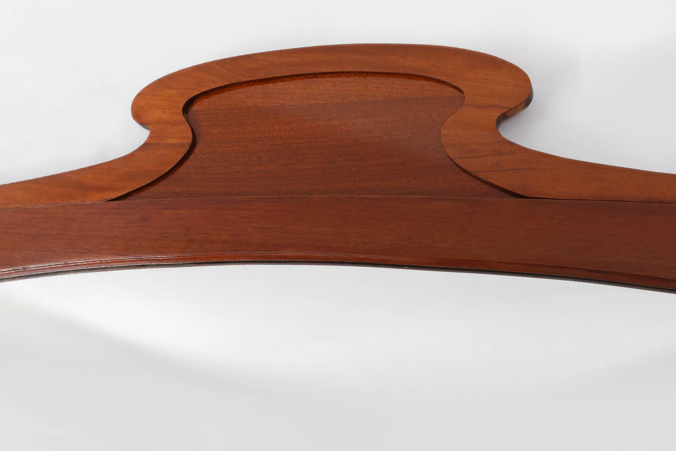 Large hand carved Art Nouveau chimney mirror, France ca. 1910