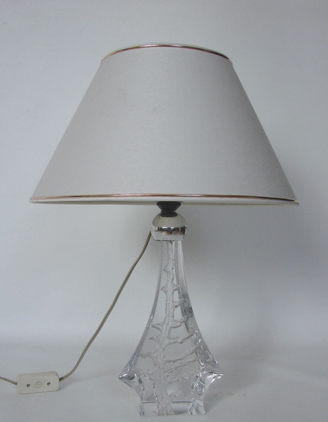 Daum Nancy lamp, France 1970s
