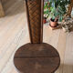 Rustic wooden chair folk art