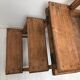 Stepladder armchair oak bookcase 50s-60s