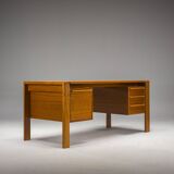 Mid-Century Teak Freestanding Desk from GV Møbler, 1960s