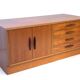 Scandinavian Hifi teak furniture, 1970s