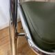 Paire de fauteuils métal chromé vintage année 60/70