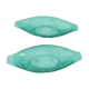 Set de 2 raviers en verre vintage