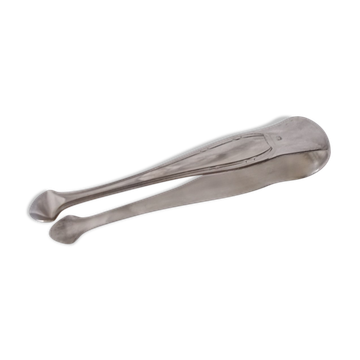 Pince à sucre en métal argenté
