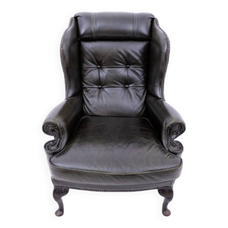 Fauteuil Chesterfield des années 1950, Europe occidentale.