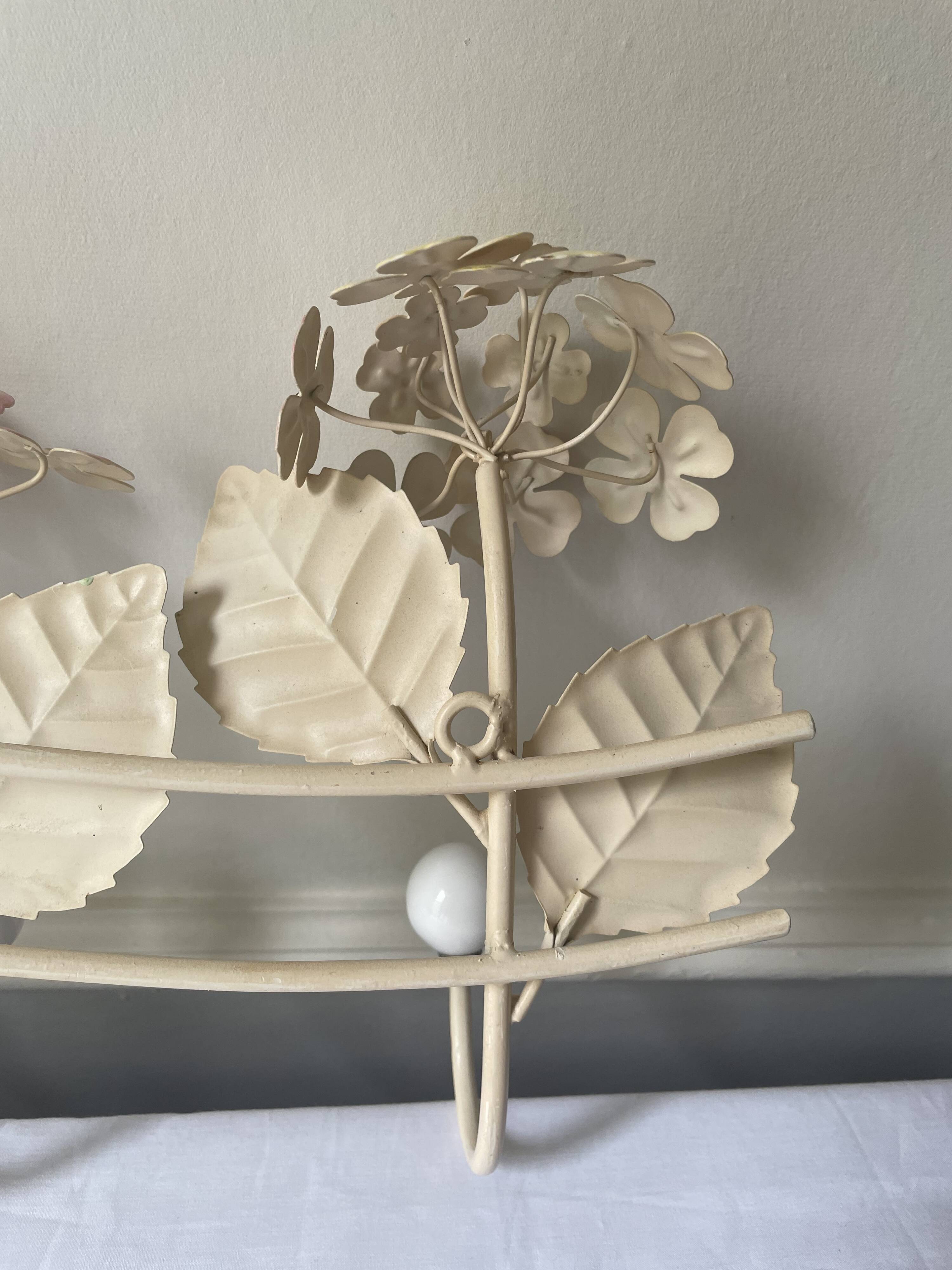 Hydrangea coat rack