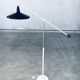 Panama Floor Lamp in Black by Wim Rietveld for Gispen, 1957