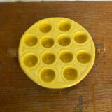 Antique-style ceramic pan for cooking 12 snails, La Bourguignonne