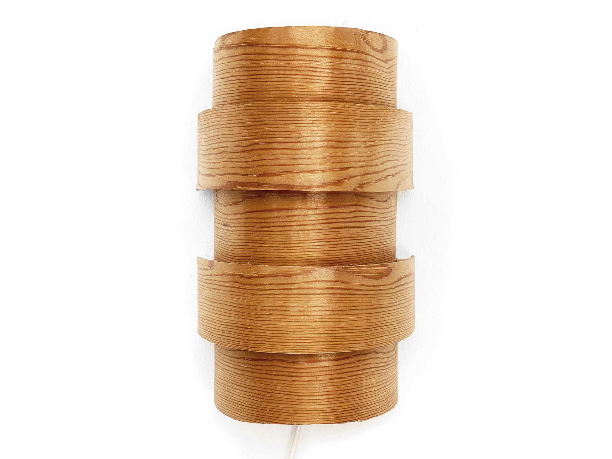 Pine veneer sconce, Sweden 1960s
