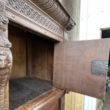 Meuble Style Renaissance En Chêne Massif, Début XIXe Siècle