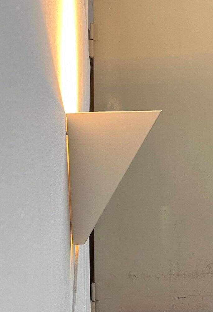 Postmodern minimalist wall lamps Type V607 from Ikea, 1980s, set of 4.