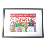 Café des Arts Saint-Tropez Signed Michel Godjevac