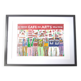 Café des Arts Saint-Tropez Signed Michel Godjevac