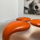 Vintage resin bench 1970