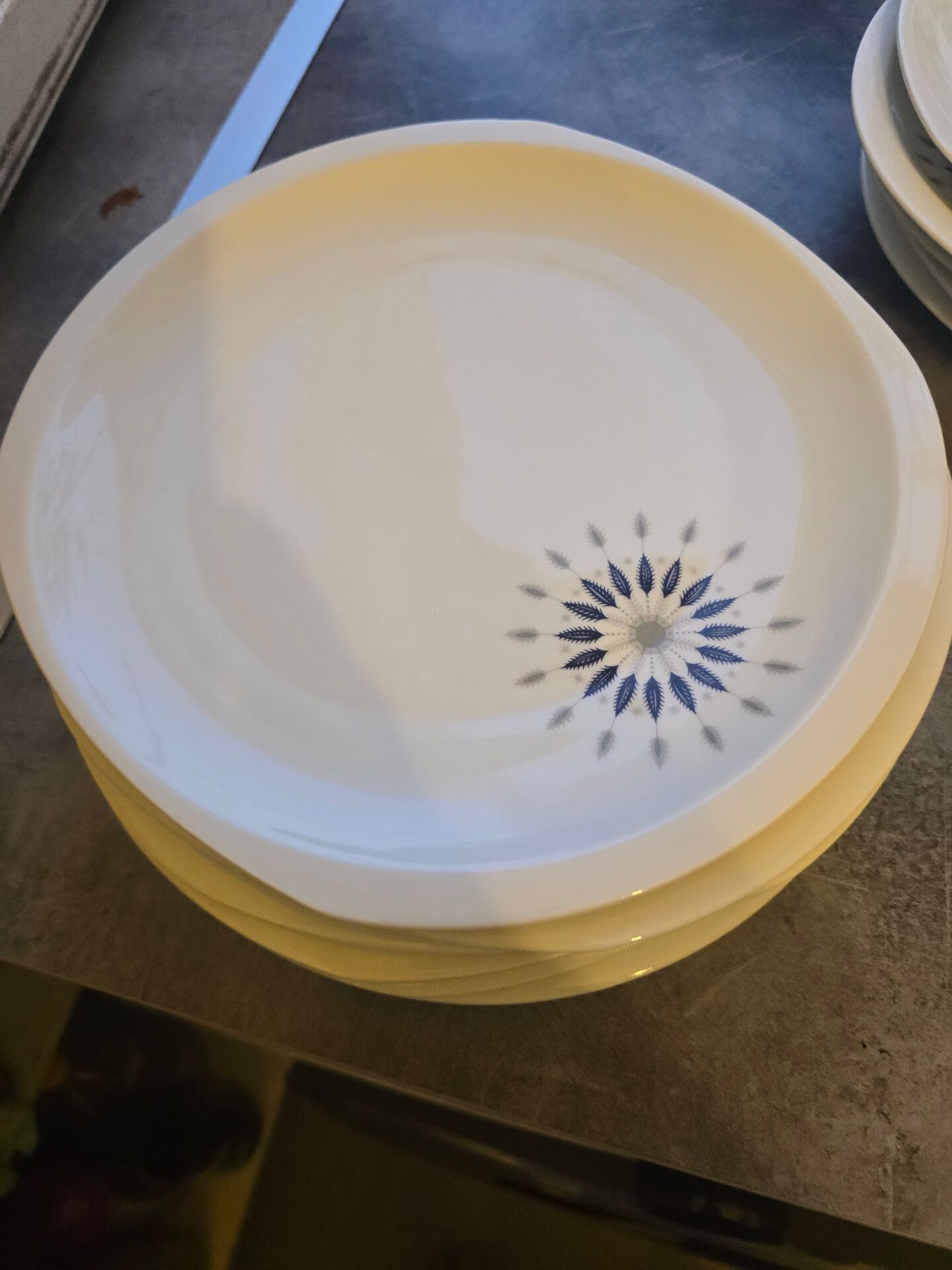 Porcelain plates