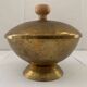 Emil Funk VEB Kunstschmiede Neuruppin Brass Deckeldose Dose Lidded Box Art