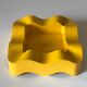Yellow ashtray vintage design 1970