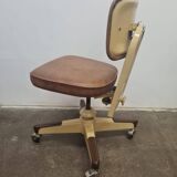 Mid Century Modern Swivel Office Chair By United Chair Co., 1950s