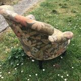 2 19th century toad armchairs