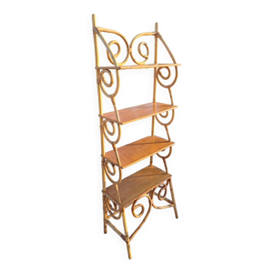 Étagère en rotin