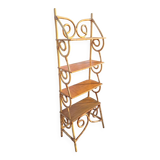 Rattan shelf