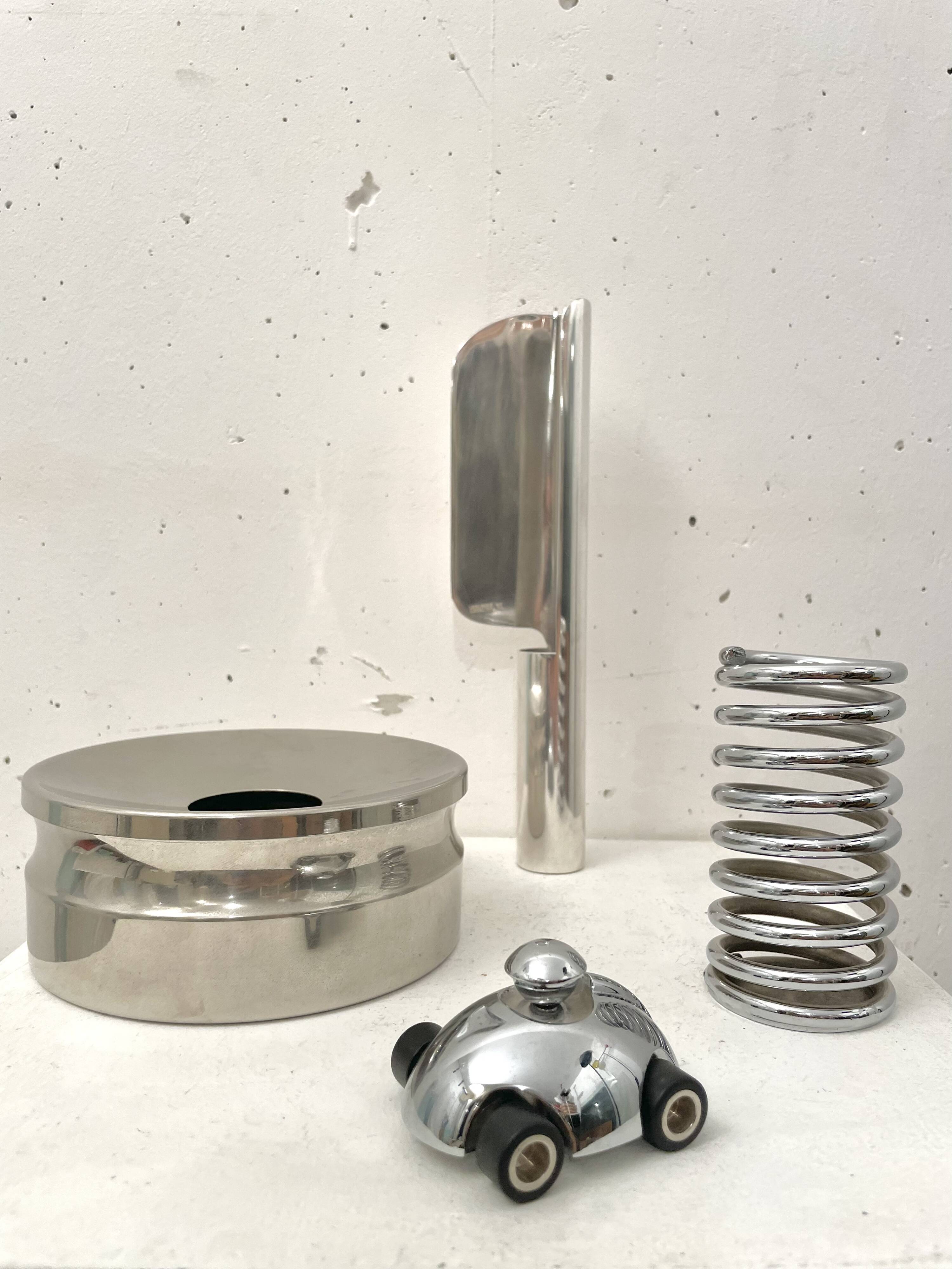 Silver metal crumb collection 1970