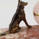 Lamp dog art deco
