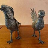 Vintage decoration, pheasant couple