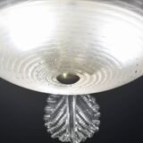 Art Deco Barovier e Toso Chandelier, Murano Glass, 1940s