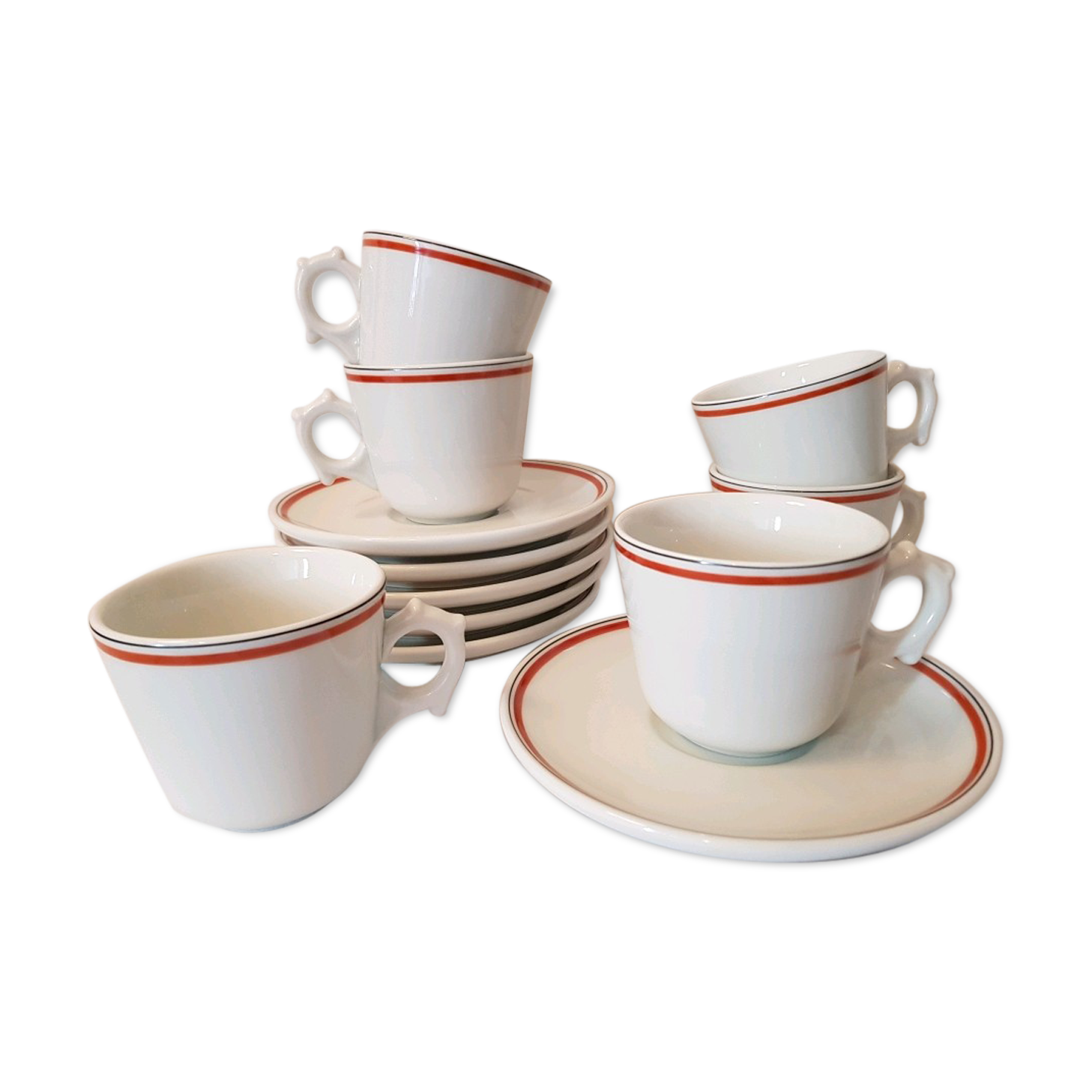 Chocolate bar porcelain of Auteuil service 70s