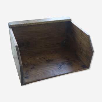 Caisse de lavandière ancienne en bois