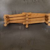 Vintage accordion coat rack