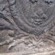 Crown cast iron fireplace plate