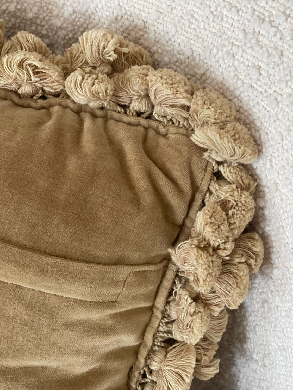 Vintage upholstery cushion