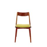 Vintage teak boomerang chair model 370 by Alfred Christensen, 1960s