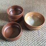 Set de 5 assiettes en grès