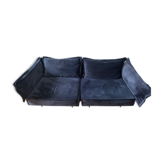 2 seater sofa Dark Blue Velvet - HANDVÄRK