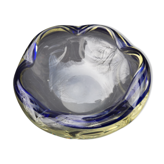 Glass pate trinket bowl