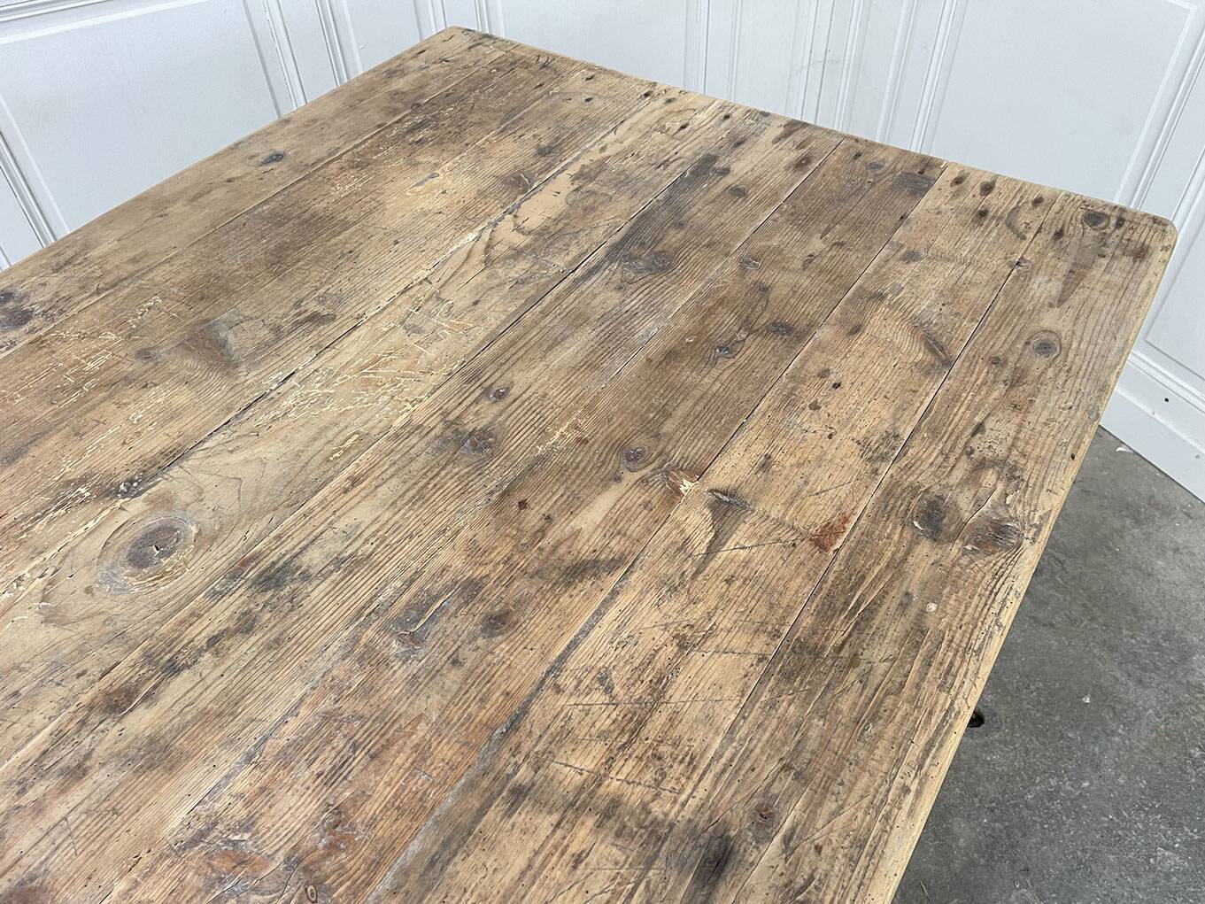 1940s oak and fir farmhouse table