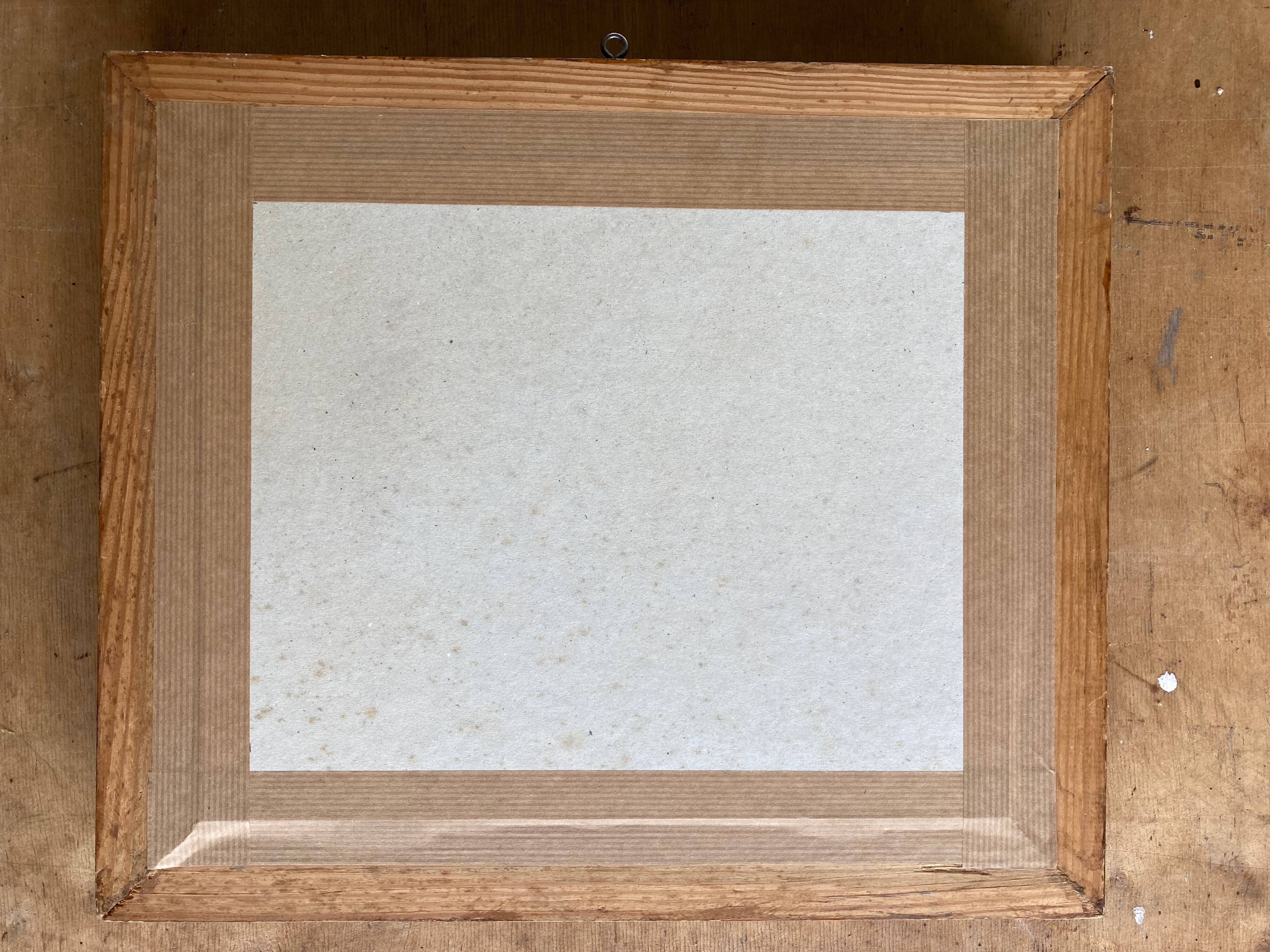 Oil on hardboard, signed still life, 1955