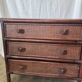 Commode en rotin