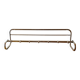 Bauhaus wall coat rack in chrome metal