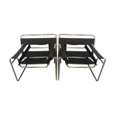 Series of 2 armchairs Wassily by Marcel Breuer