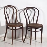 Anciennes chaises Thonet n°18 (c.1930). Ensemble de 4 pièces #10
