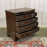 English mahogany commode from the 1950s.
