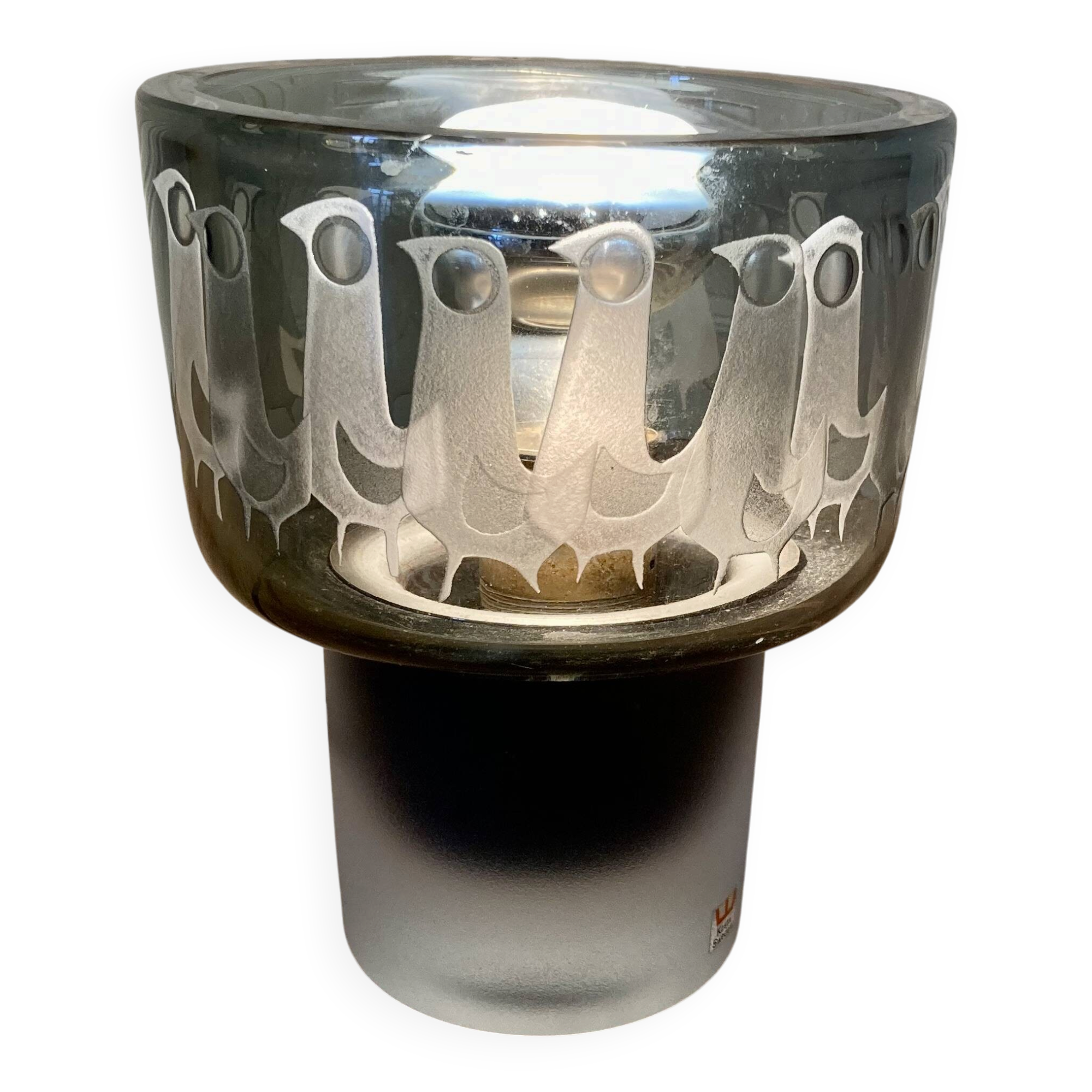 LARGE LAMP FULLY GLASS DESIGN 1950.