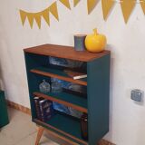 Bookcase vintage feet compass