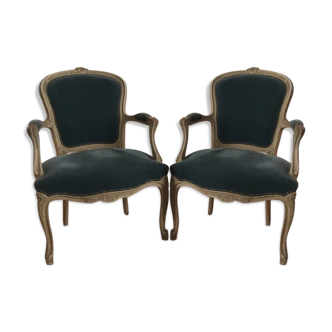 Louis xv style armchairs